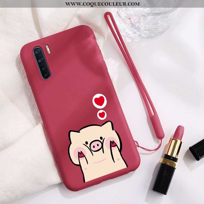 Étui Oppo A91 Charmant Téléphone Portable Silicone, Coque Oppo A91 Légère Fluide Doux Verte