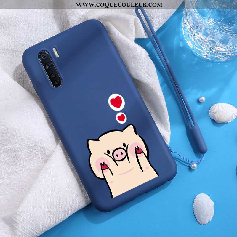 Étui Oppo A91 Charmant Téléphone Portable Silicone, Coque Oppo A91 Légère Fluide Doux Verte