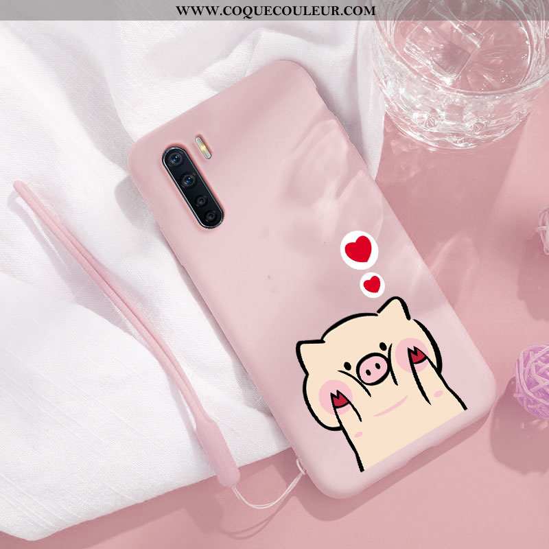 Étui Oppo A91 Charmant Téléphone Portable Silicone, Coque Oppo A91 Légère Fluide Doux Verte