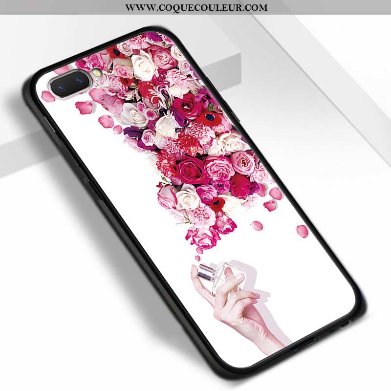 Housse Oppo Ax5 Fluide Doux Étui Dessin Animé, Oppo Ax5 Protection Peinture Rose