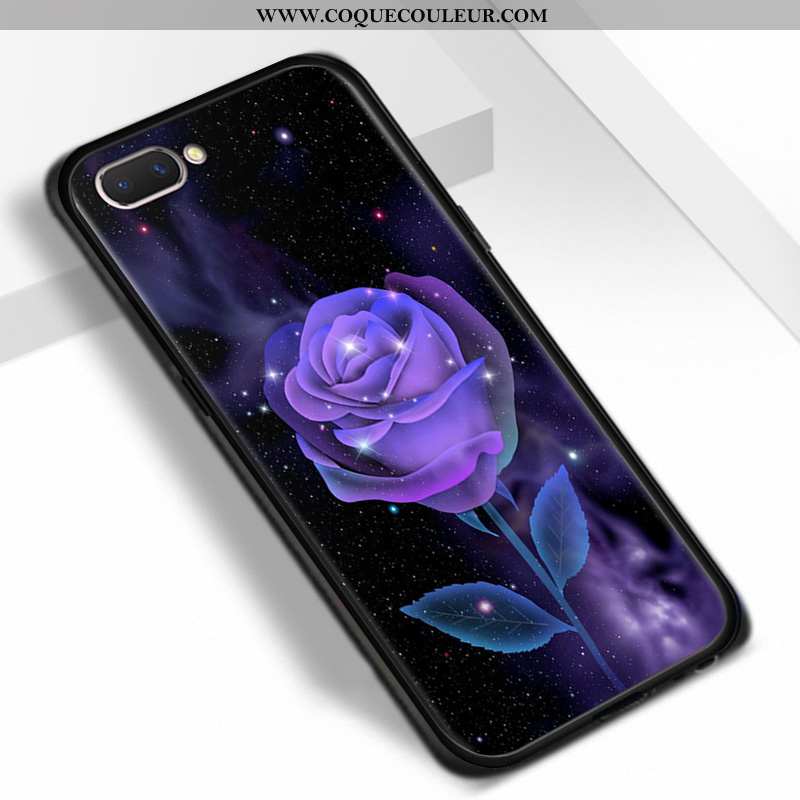 Housse Oppo Ax5 Fluide Doux Étui Dessin Animé, Oppo Ax5 Protection Peinture Rose