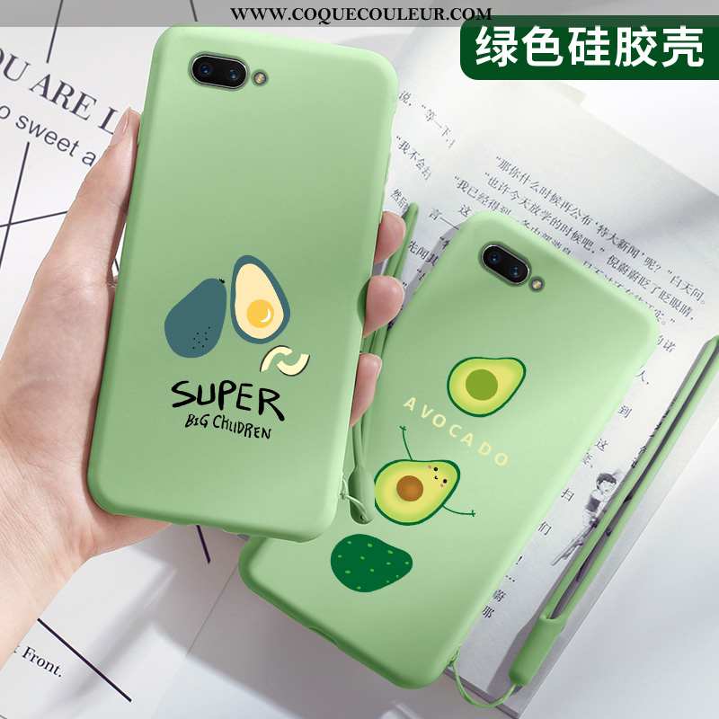 Étui Oppo Ax5 Protection Vert Téléphone Portable, Coque Oppo Ax5 Charmant Vent Verte