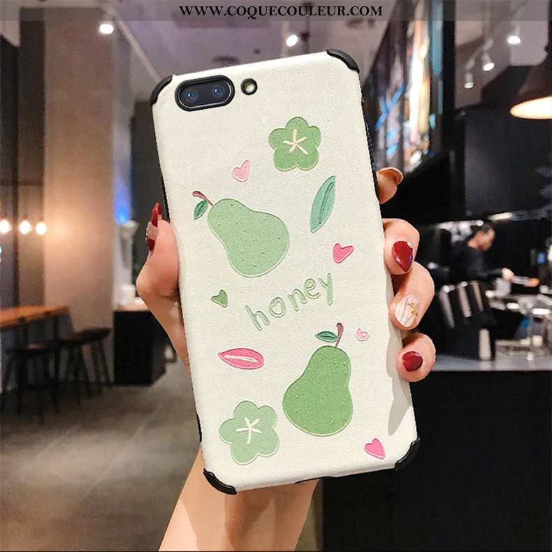 Housse Oppo Ax5 Tendance Soie Mulberry Fluide Doux, Étui Oppo Ax5 Modèle Fleurie Dessin Animé Blanch