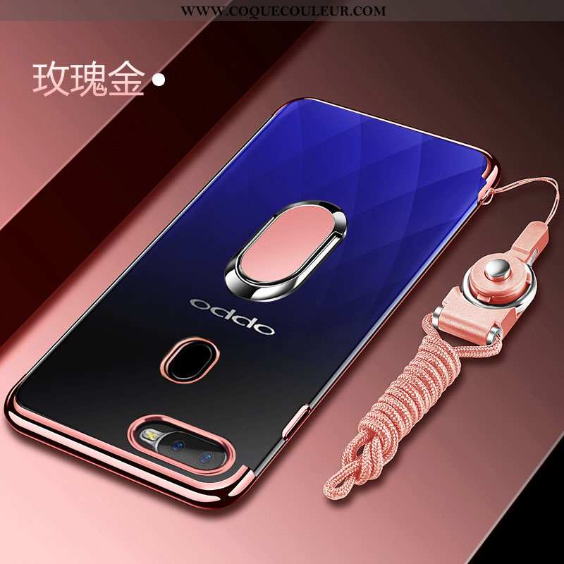 Étui Oppo Ax7 Fluide Doux Incassable Légère, Coque Oppo Ax7 Silicone Doré