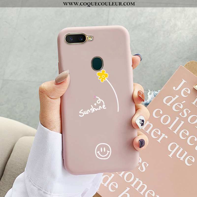 Housse Oppo Ax7 Protection Coque Incassable, Étui Oppo Ax7 Délavé En Daim Fluide Doux Bleu