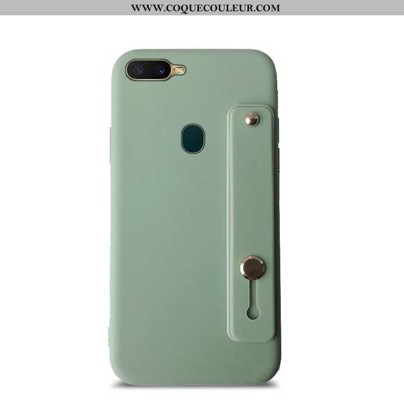 Housse Oppo Ax7 Silicone Vert Étui, Étui Oppo Ax7 Protection Simple Verte