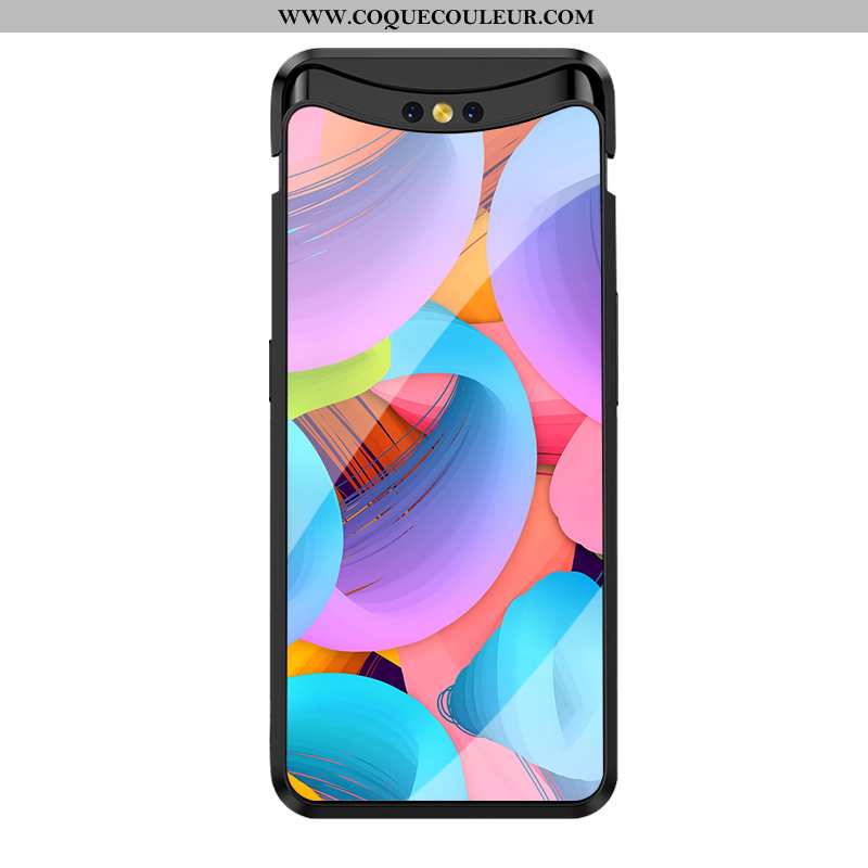 Coque Oppo Find X Verre Incassable Silicone, Housse Oppo Find X Créatif Haute Coloré