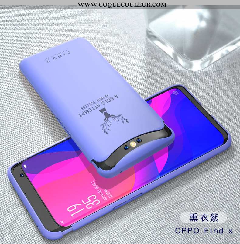 Coque Oppo Find X Personnalité Amoureux Incassable, Housse Oppo Find X Créatif Légère Verte