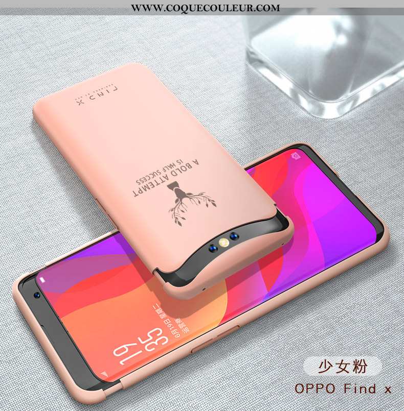 Coque Oppo Find X Personnalité Amoureux Incassable, Housse Oppo Find X Créatif Légère Verte