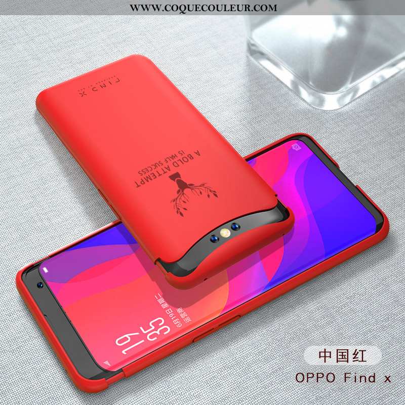 Coque Oppo Find X Personnalité Amoureux Incassable, Housse Oppo Find X Créatif Légère Verte