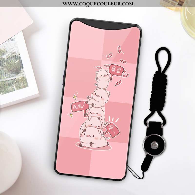 Coque Oppo Find X Ornements Suspendus Ultra Charmant, Housse Oppo Find X Personnalité Fluide Doux Ro