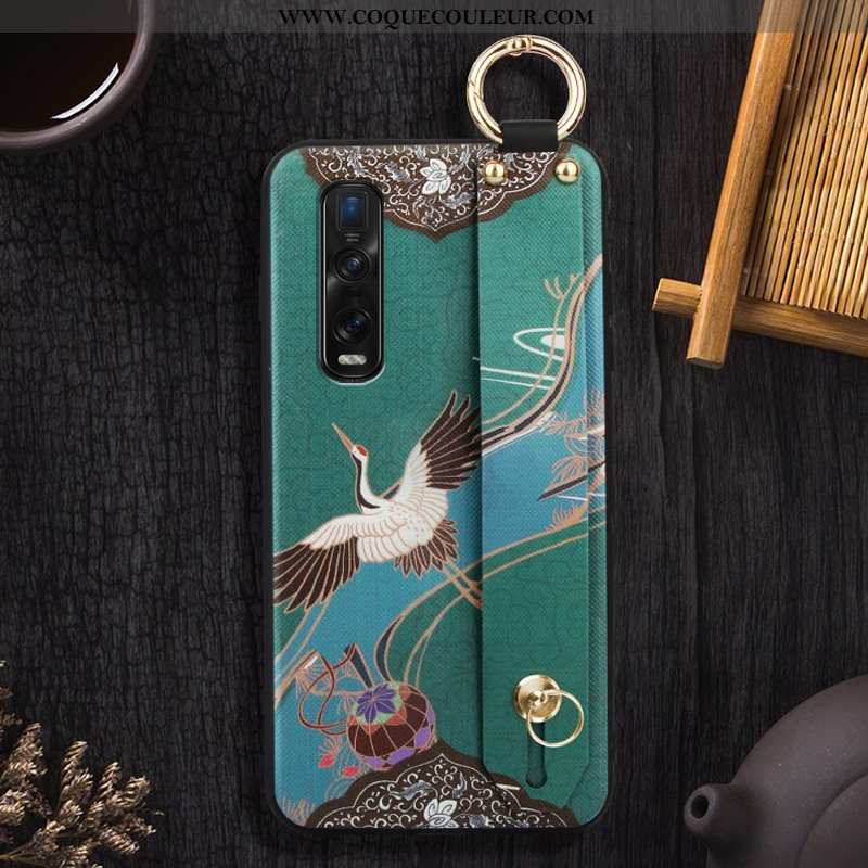 Coque Oppo Find X2 Pro Silicone Vent Coque, Housse Oppo Find X2 Pro Bleu Marin Téléphone Portable Bl