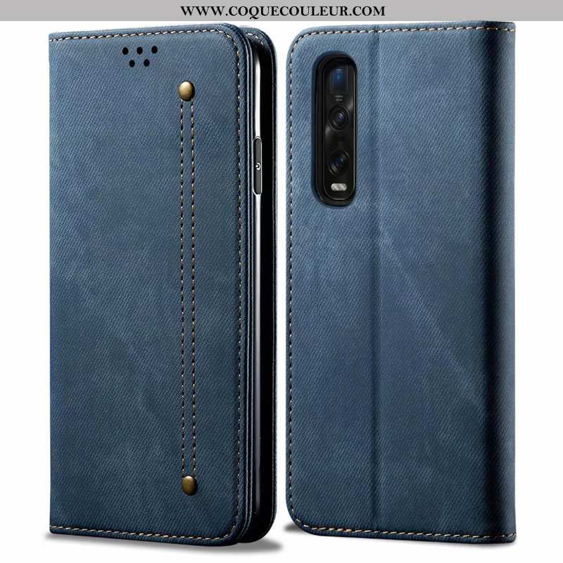 Housse Oppo Find X2 Pro Cuir Coque Tout Compris, Étui Oppo Find X2 Pro Protection Business Khaki