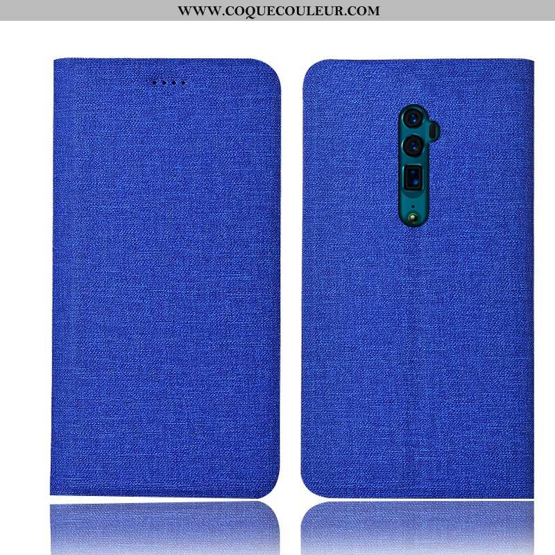 Coque Oppo Reno 10x Zoom Protection Téléphone Portable Incassable, Housse Oppo Reno 10x Zoom Cuir Gr