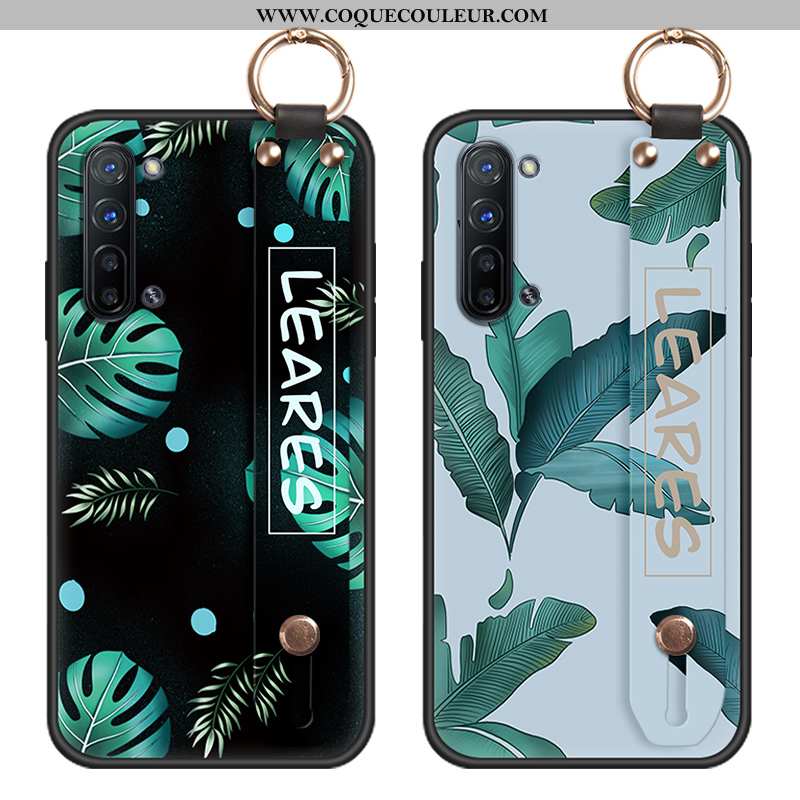 Étui Oppo Reno 3 Protection Tendance Vert, Coque Oppo Reno 3 Ornements Suspendus Vent Verte