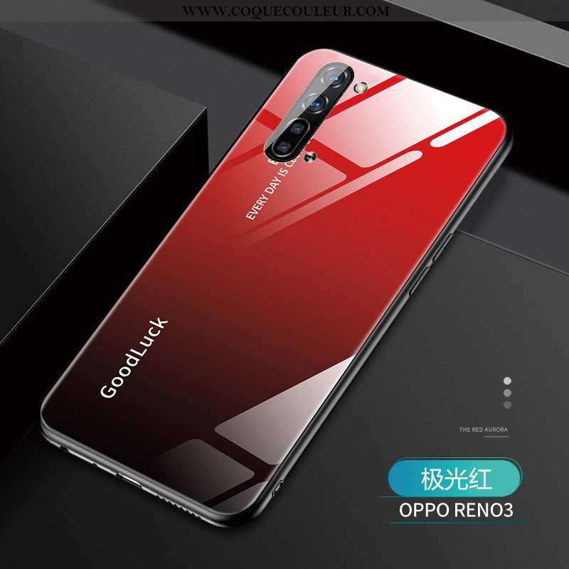 Housse Oppo Reno 3 Créatif Mode Étui, Étui Oppo Reno 3 Tendance Fluide Doux Violet