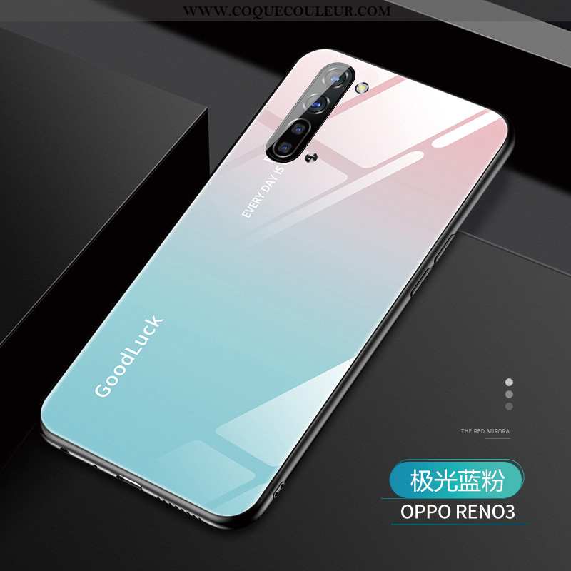 Housse Oppo Reno 3 Créatif Mode Étui, Étui Oppo Reno 3 Tendance Fluide Doux Violet