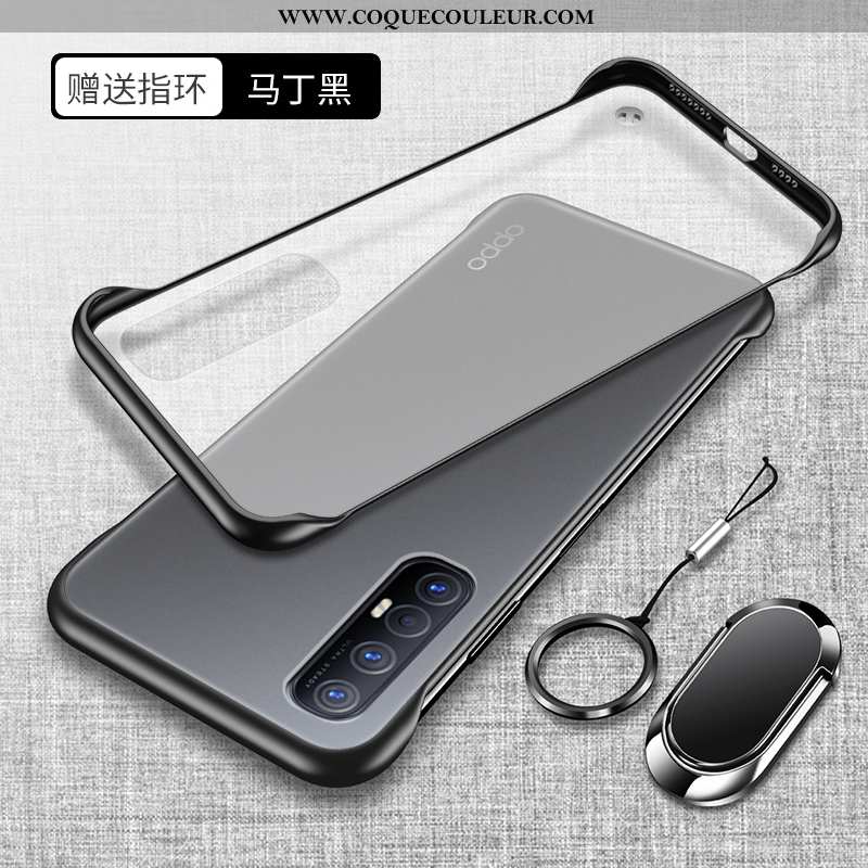 Étui Oppo Reno 3 Pro Fluide Doux Légère Étui, Coque Oppo Reno 3 Pro Silicone Transparent Jaune