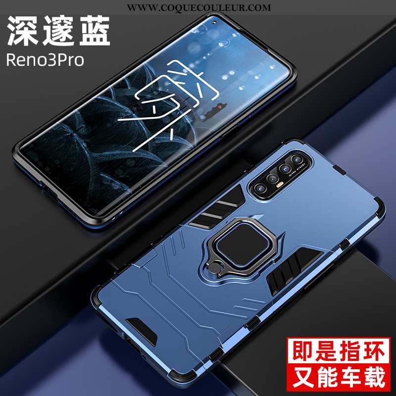 Housse Oppo Reno 3 Pro Tendance Silicone Coque, Étui Oppo Reno 3 Pro Légère Incassable Noir