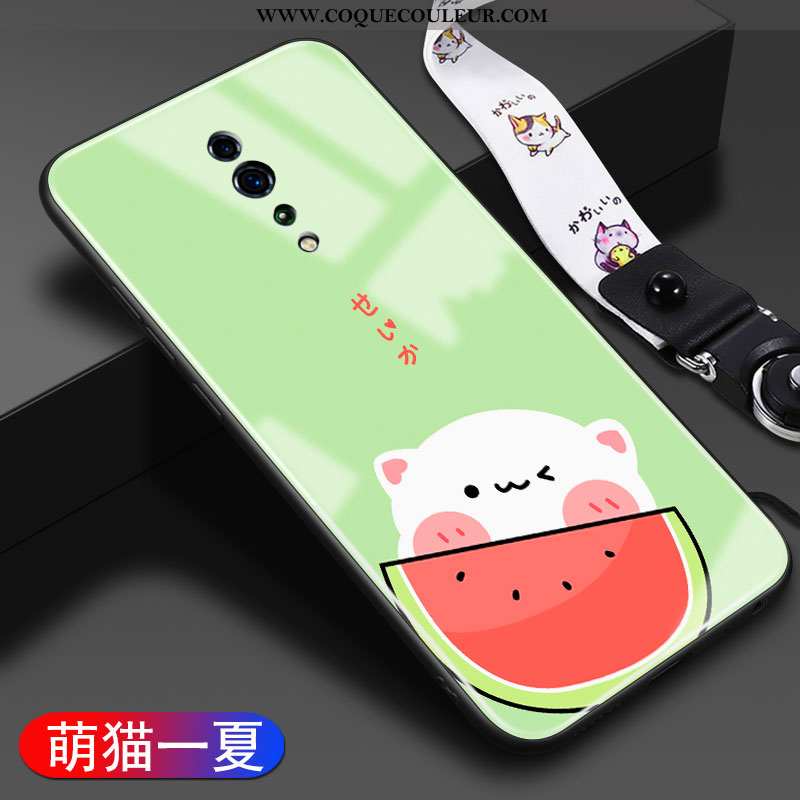 Coque Oppo Reno Z Charmant Téléphone Portable Silicone, Housse Oppo Reno Z Tendance Incassable Verte