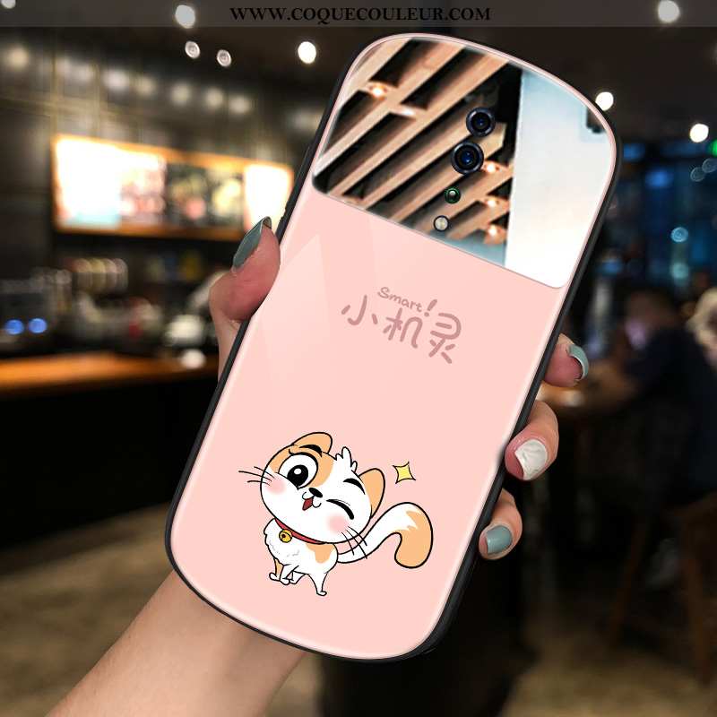 Housse Oppo Reno Z Tendance Coque Charmant, Étui Oppo Reno Z Dessin Animé Rond Bleu