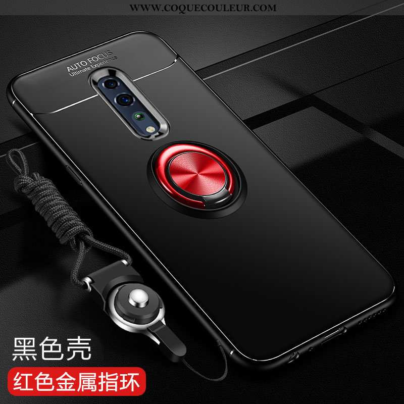 Coque Oppo Reno Z Tendance Incassable, Housse Oppo Reno Z Fluide Doux Téléphone Portable Noir