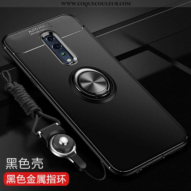 Coque Oppo Reno Z Tendance Incassable, Housse Oppo Reno Z Fluide Doux Téléphone Portable Noir