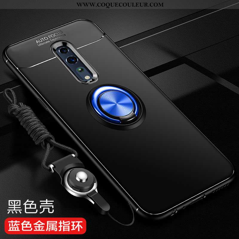 Coque Oppo Reno Z Tendance Incassable, Housse Oppo Reno Z Fluide Doux Téléphone Portable Noir