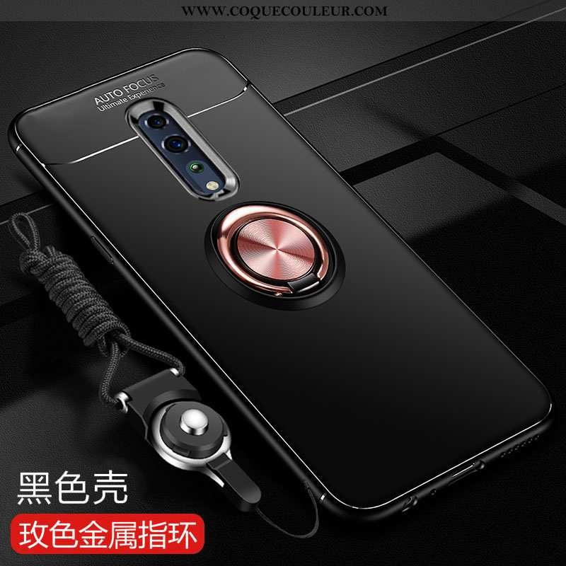 Coque Oppo Reno Z Tendance Incassable, Housse Oppo Reno Z Fluide Doux Téléphone Portable Noir