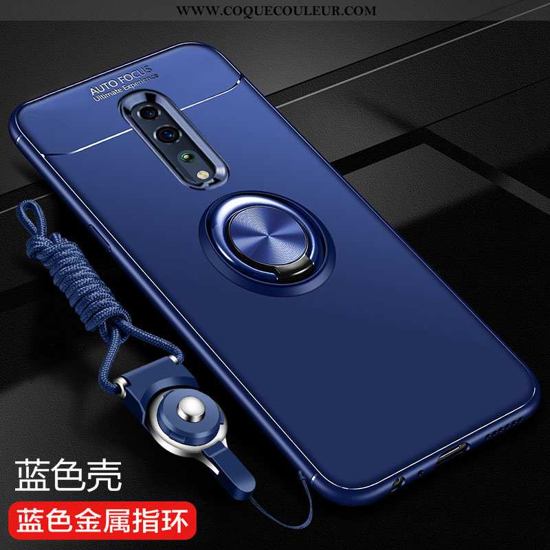 Coque Oppo Reno Z Tendance Incassable, Housse Oppo Reno Z Fluide Doux Téléphone Portable Noir