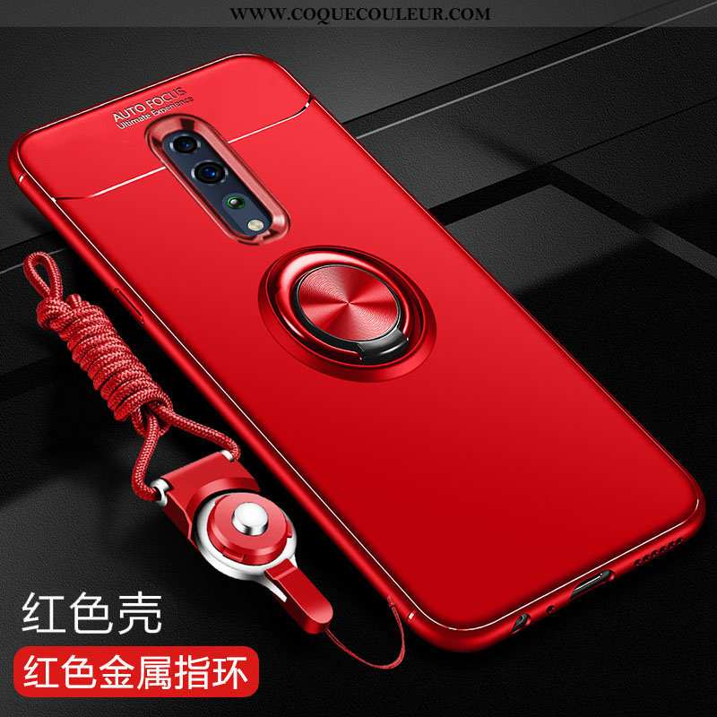 Coque Oppo Reno Z Tendance Incassable, Housse Oppo Reno Z Fluide Doux Téléphone Portable Noir