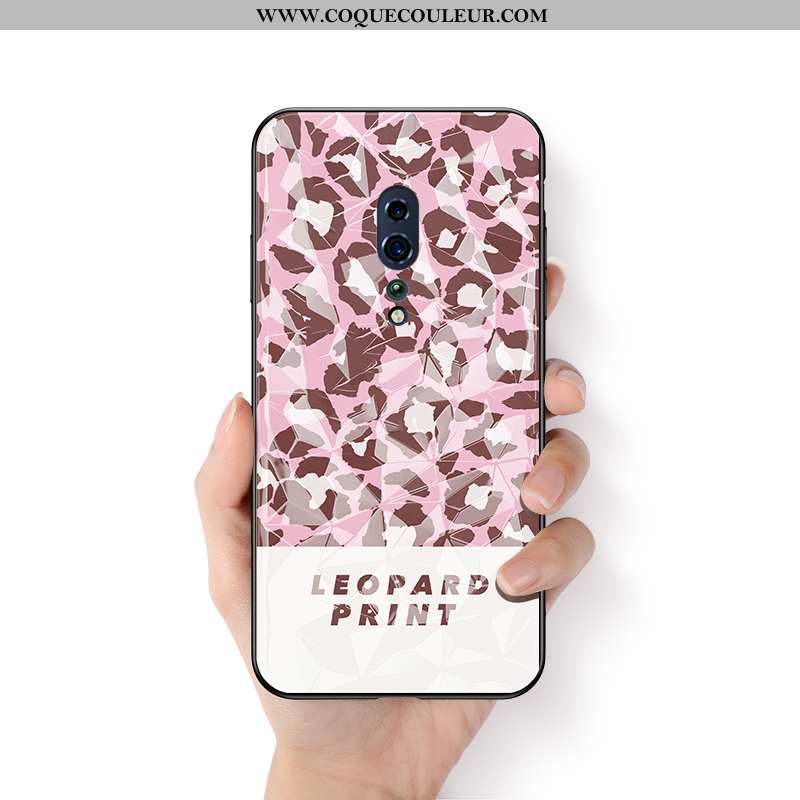 Étui Oppo Reno Z Protection Créatif Modèle Fleurie, Coque Oppo Reno Z Ornements Suspendus Rose
