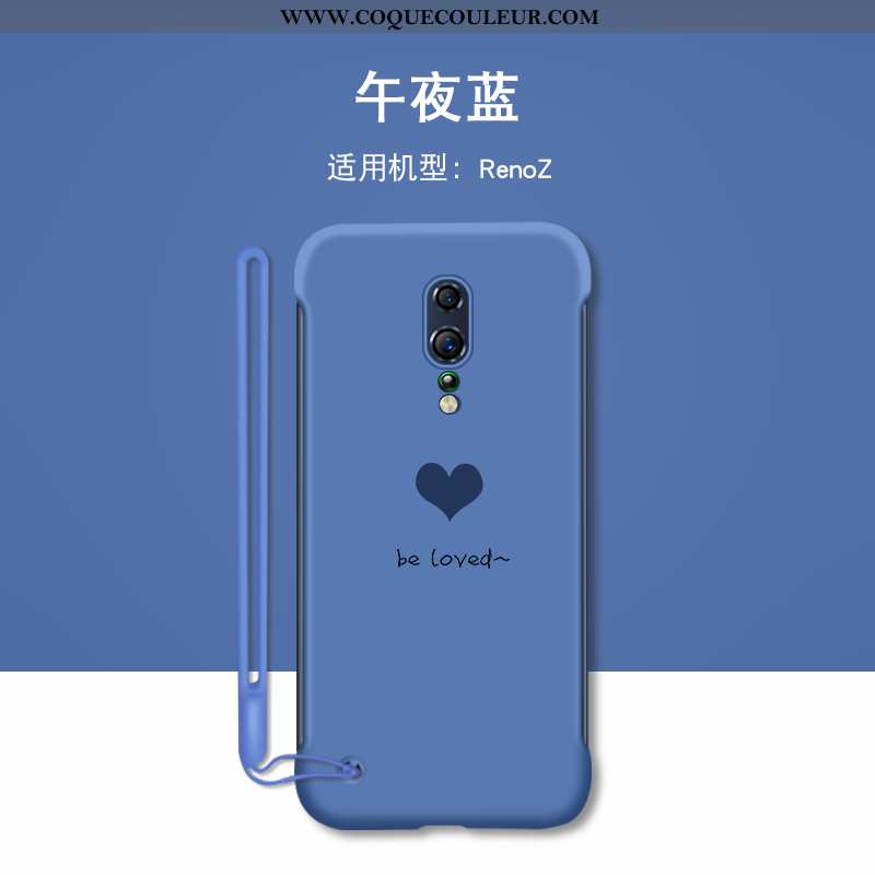 Coque Oppo Reno Z Créatif Incassable Protection, Housse Oppo Reno Z Tendance Personnalité Bleu