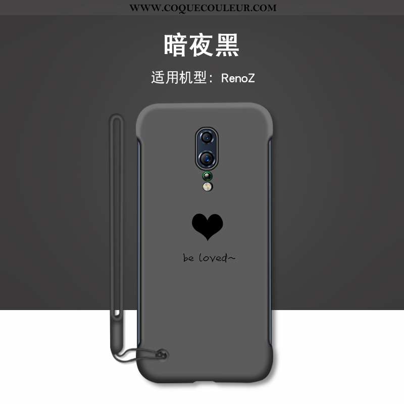 Coque Oppo Reno Z Créatif Incassable Protection, Housse Oppo Reno Z Tendance Personnalité Bleu