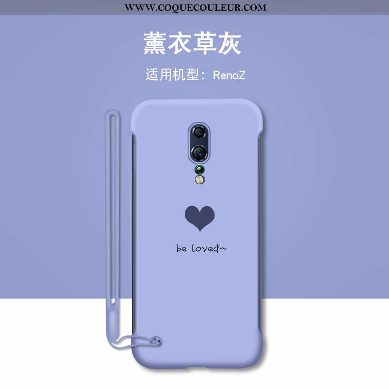 Coque Oppo Reno Z Créatif Incassable Protection, Housse Oppo Reno Z Tendance Personnalité Bleu