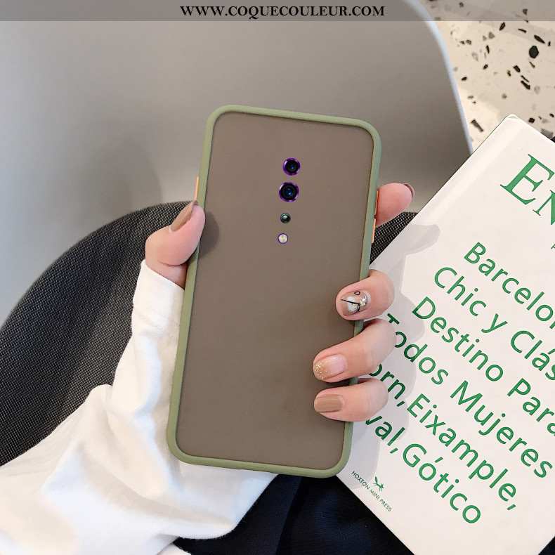 Étui Oppo Reno Z Fluide Doux Téléphone Portable Tendance, Coque Oppo Reno Z Silicone Incassable Roug