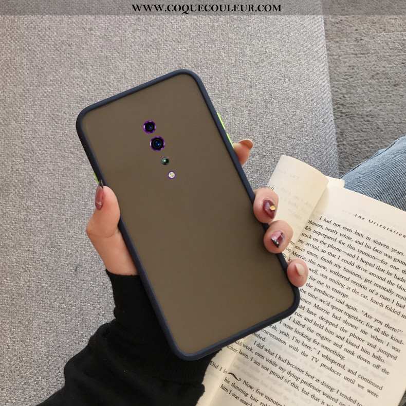 Étui Oppo Reno Z Fluide Doux Téléphone Portable Tendance, Coque Oppo Reno Z Silicone Incassable Roug