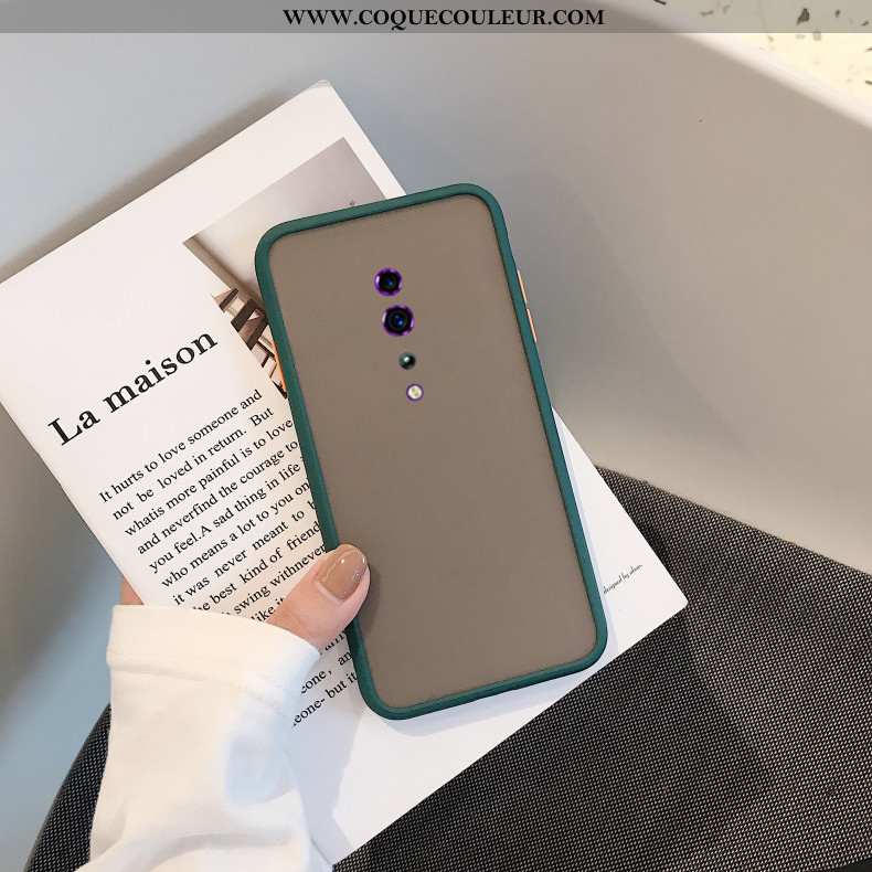 Étui Oppo Reno Z Fluide Doux Téléphone Portable Tendance, Coque Oppo Reno Z Silicone Incassable Roug