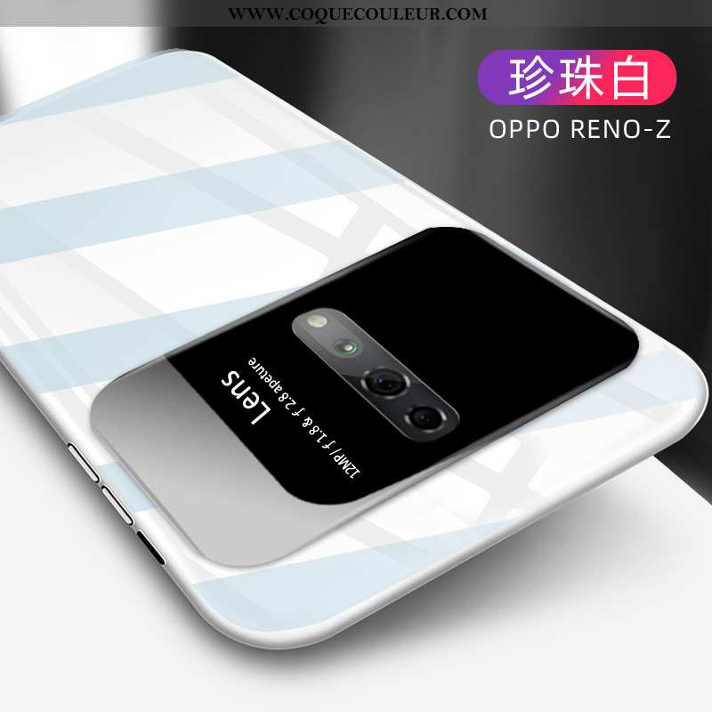 Étui Oppo Reno Z Tendance Créatif Étui, Coque Oppo Reno Z Légère Protection Rouge