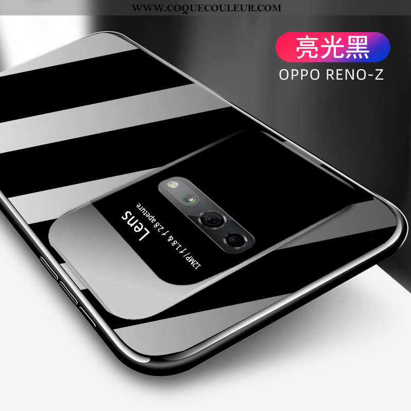 Étui Oppo Reno Z Tendance Créatif Étui, Coque Oppo Reno Z Légère Protection Rouge