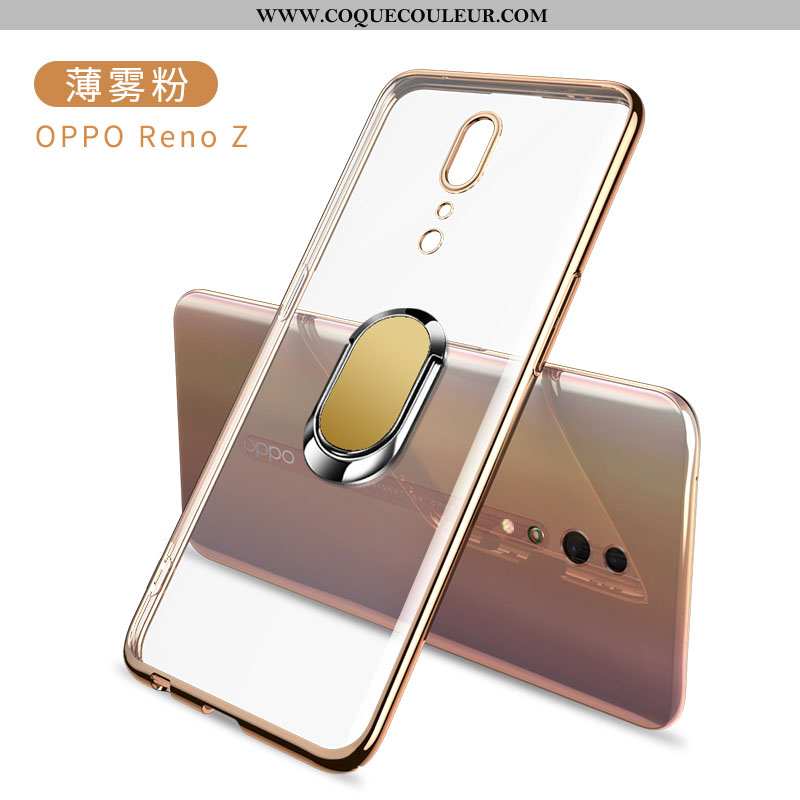 Coque Oppo Reno Z Créatif Fluide Doux Tout Compris, Housse Oppo Reno Z Ultra Doré