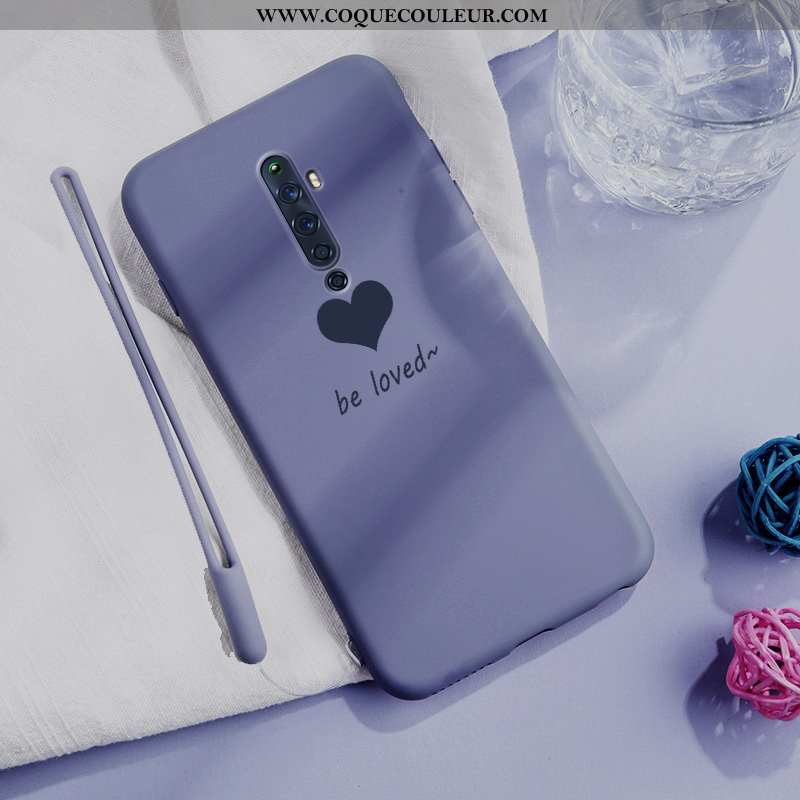 Coque Oppo Reno2 Créatif Fluide Doux Protection, Housse Oppo Reno2 Ultra Téléphone Portable Noir