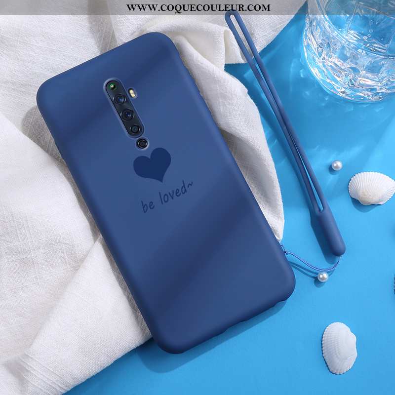 Coque Oppo Reno2 Créatif Fluide Doux Protection, Housse Oppo Reno2 Ultra Téléphone Portable Noir