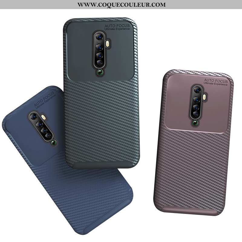 Coque Oppo Reno2 Personnalité Tout Compris Téléphone Portable, Housse Oppo Reno2 Ultra Légère Bleu