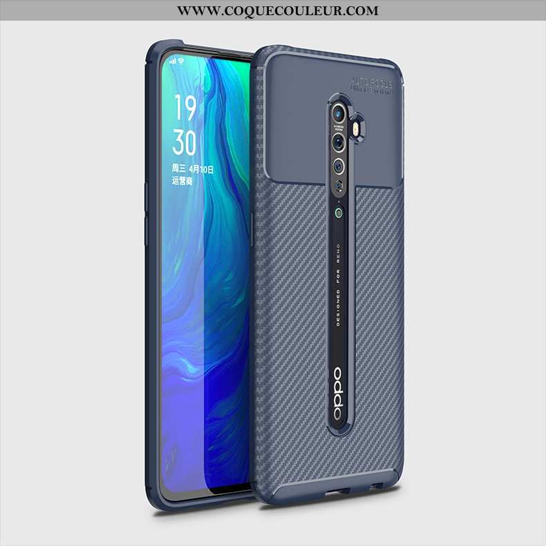 Coque Oppo Reno2 Personnalité Tout Compris Téléphone Portable, Housse Oppo Reno2 Ultra Légère Bleu