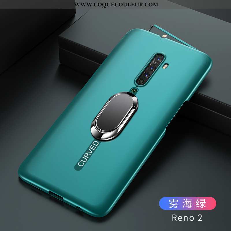 Coque Oppo Reno2 Légère Étui Difficile, Housse Oppo Reno2 Protection Ultra Bleu Foncé