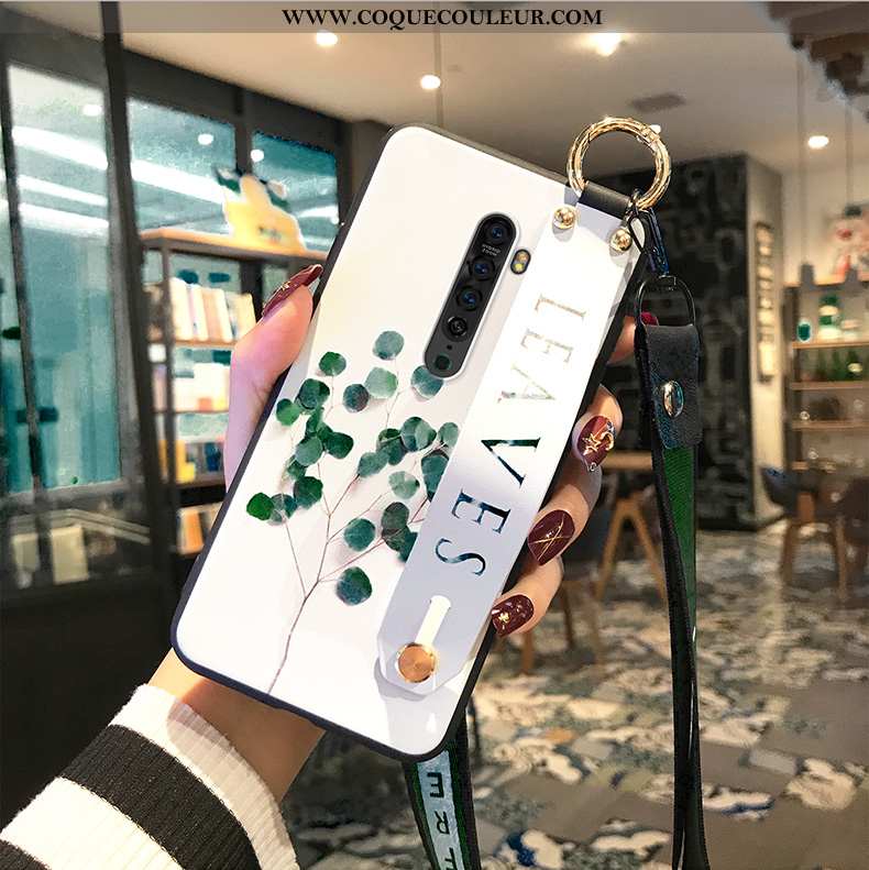 Coque Oppo Reno2 Ornements Suspendus Vert, Housse Oppo Reno2 Protection Téléphone Portable Verte