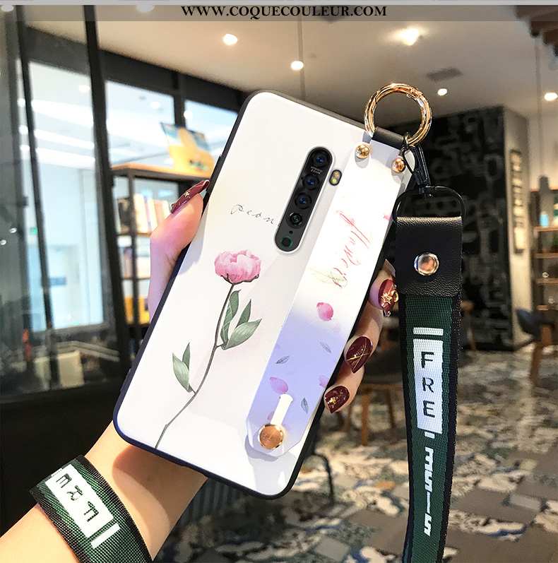 Coque Oppo Reno2 Ornements Suspendus Vert, Housse Oppo Reno2 Protection Téléphone Portable Verte