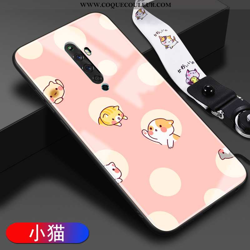 Housse Oppo Reno2 Z Dessin Animé Tendance Téléphone Portable, Étui Oppo Reno2 Z Charmant Verre Jaune