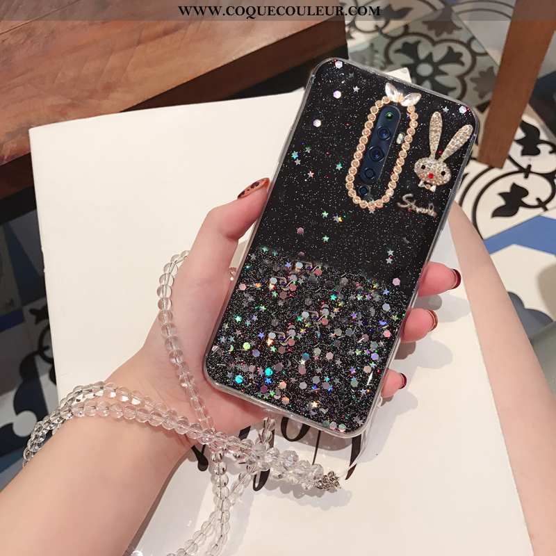 Coque Oppo Reno2 Z Fluide Doux Incassable Étui, Housse Oppo Reno2 Z Protection Créatif Verte